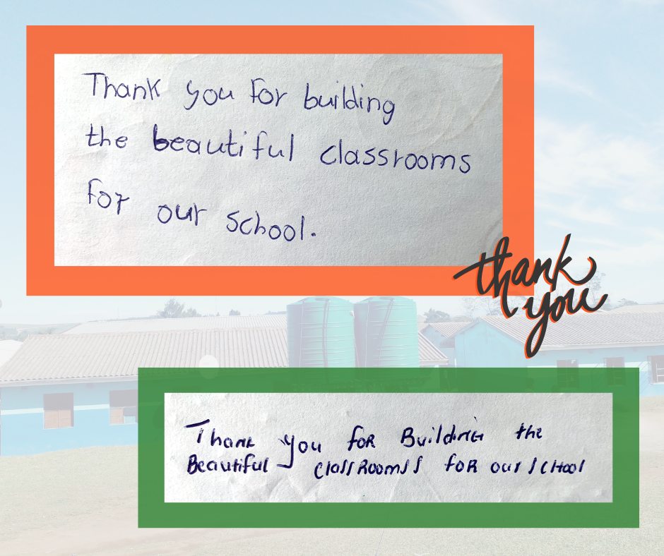 Africa Classroom Connection Thank You Letter